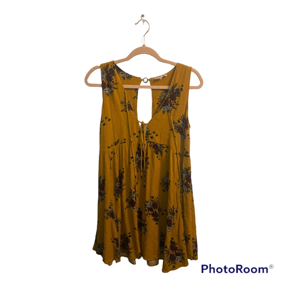 Cotton Bleu floral boho Shirt Dress